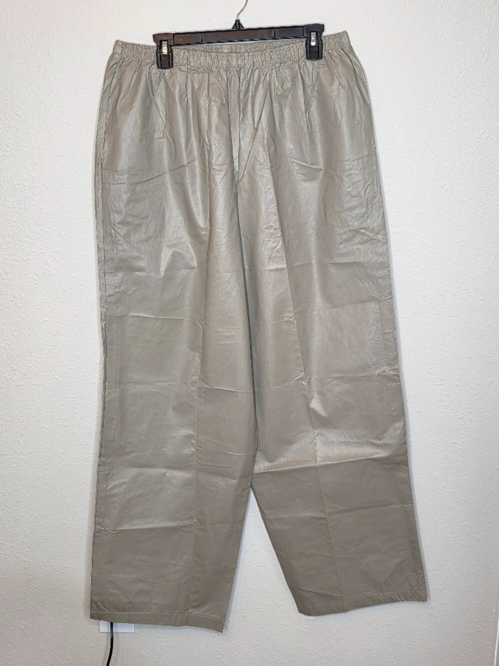FROGG TOGGS Ultra-Light Rain Pants, Khaki, Size Large